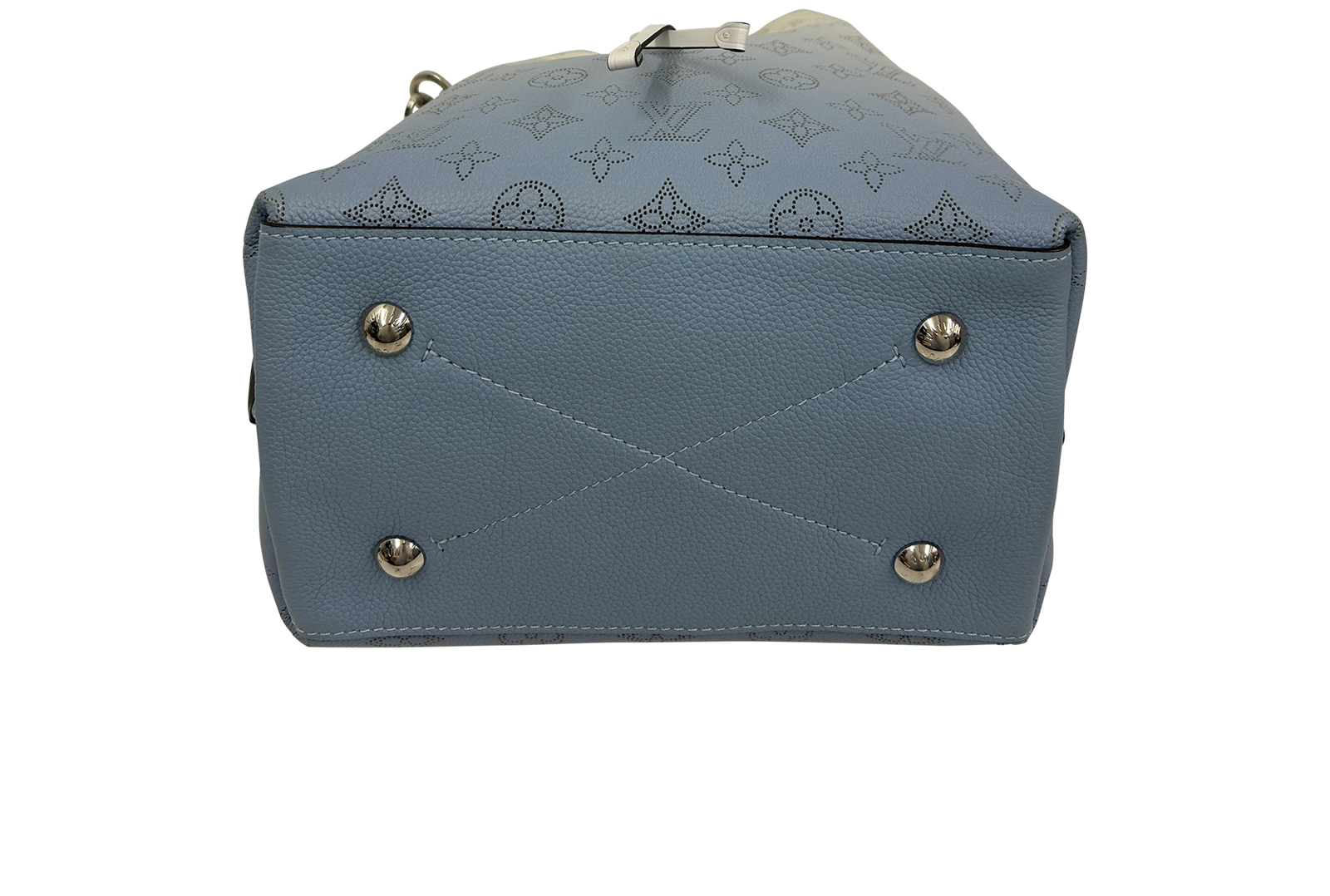 Muria, 2.990&euro;, Bolso, Azul/Blanco, Animal - Piel, Vista superior